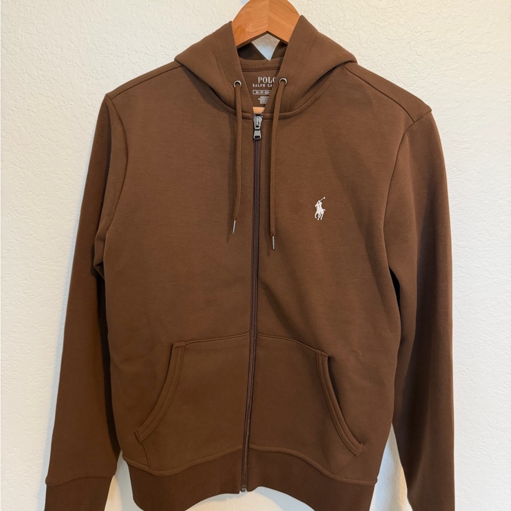 Polo by Ralph Lauren Chocolate Brown Zip-Up Hoodie